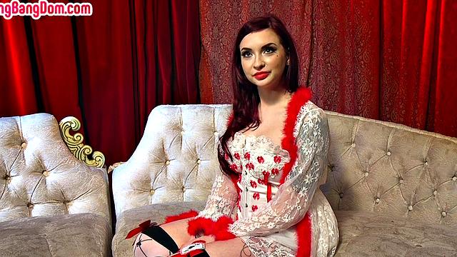 Gangbang gagging slut fucked hardcore by big fuckers