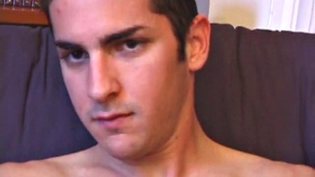 Reclined in a chair, Devon takes off his shirt and pants to reveal a toned body and big cock. After lubing up and rubbing his package, Devon really gets going as he fingers his ass.