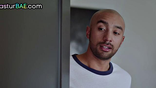 Tattooed Asian babe rides IR cock after teasing