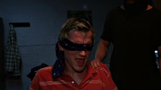 Amateur hazed guy fucked in dorm by fraternity on college