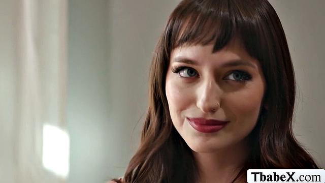 Bisexual couple invites a shemale to have a threesome