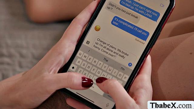 Bisexual couple invites a shemale to have a threesome