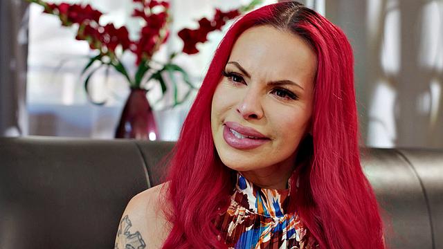 TRANSFIXED - Frustrated Redhead TS Foxxy RAW FUCKS Marriage Counselor Ana Foxxx