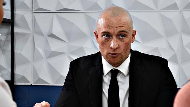 Blonde secretaries smashed in 3way