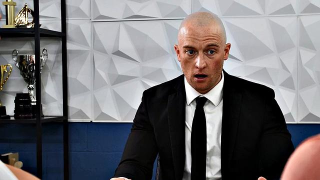 Blonde secretaries smashed in 3way