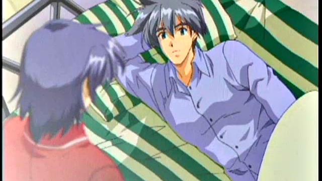 аниме взрослые: романтика кончается пальцами в киске и большими сиськами