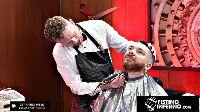FistingInferno - Butthole Barber Fists Horny Client