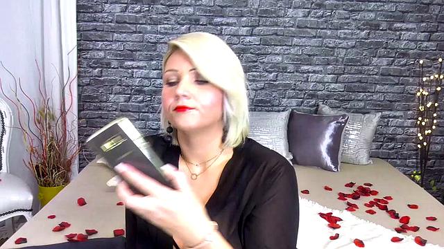 Killer Cleavage And Tongue Gazing