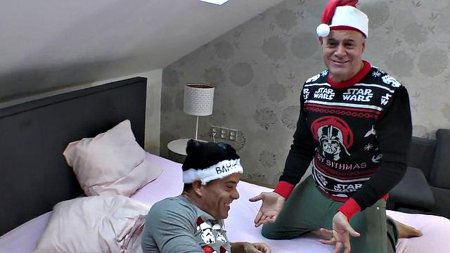 Big booty babe with tight pussy got banged by Santa