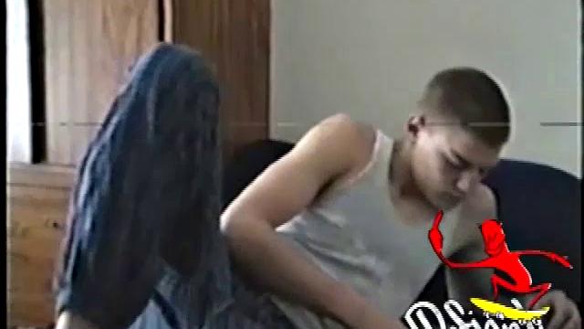 Lance grabs a porn magazine and strips naked. While stroking his hard cock, this straight boy can't stay still.