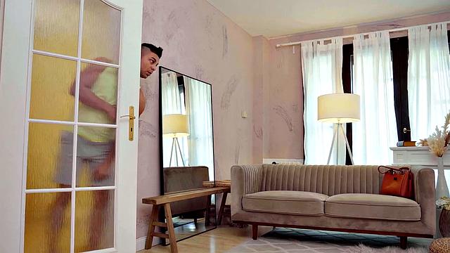 raunchy MILF rides her lover