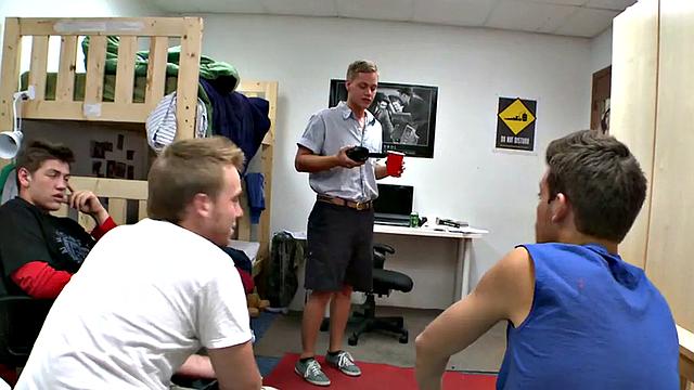 College studs hazed in gay dormitory sex for fraternity