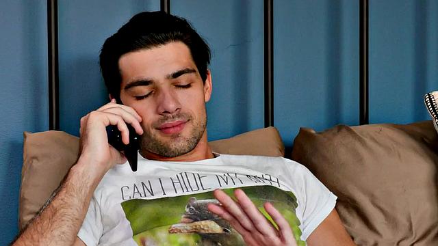 Tattooed stud with abs bareback fucked and jizzed