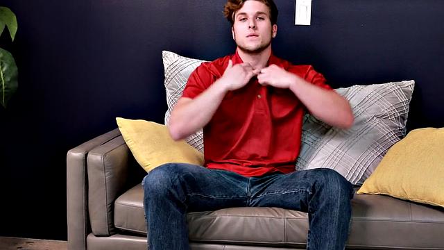 smooth newbie masturbates on bed until shooting cum