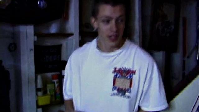 Returning home, with a new porn magazine, Shane heads to the laundry room to check out his new porn rag and jerk off. The porn must be good, because he quickly gets stiff and starts stroking.