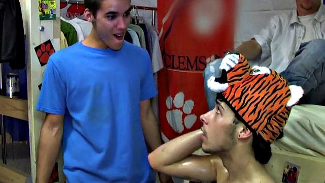 Hazed amateur fucked in college dormitory by fraternity