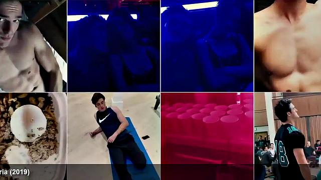 Jacob Elordi shows off his flexible cock