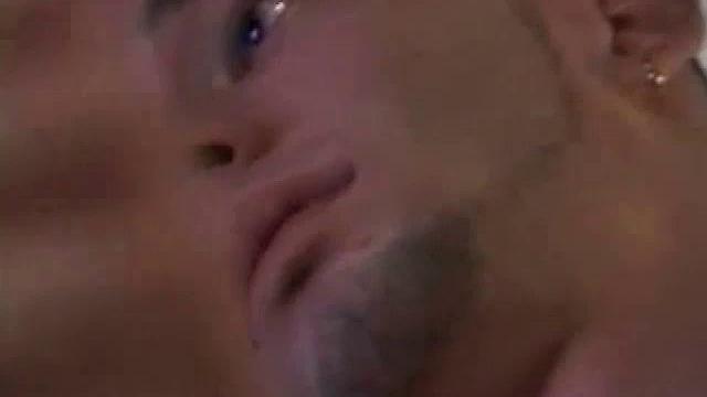 Maverick is feeling horny and wants to jerk off. His dick comes out first and then he loses the clothes. Maverick edges himself closer and closer to climax. When he finally does blow, his warm cum pumps out all over his abs.