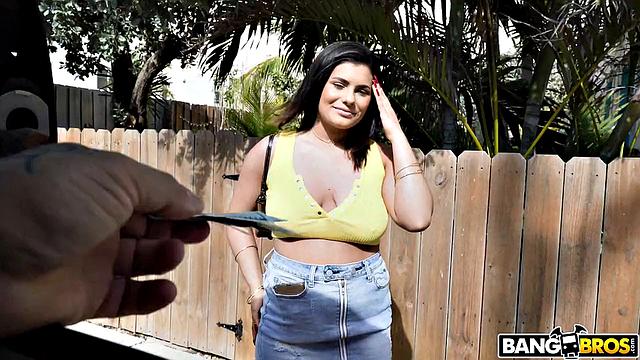 Slutty Tourist Fucks For Cash