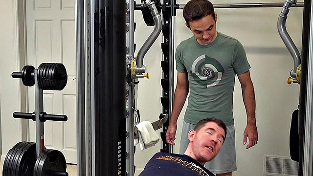 Petite twunk seduced by hunky stud