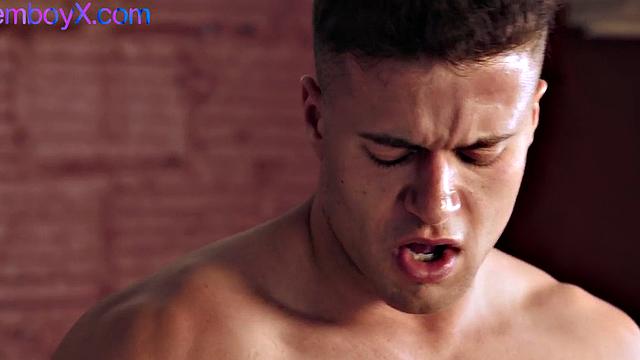 Deepthroating femboi spoils lover