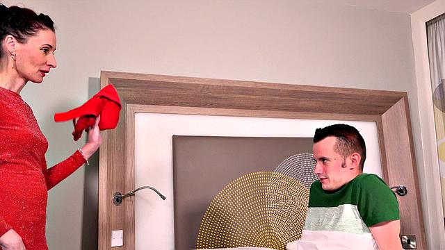 Scarlet with her step-son