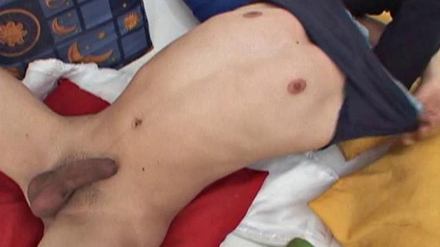 Oscar is a cute Latin twink, with a sexy body, big uncut cock and fine looking little butt.  The man treats us to a very erotic solo jack off that includes plenty of anal stimulation and great views of that ass.