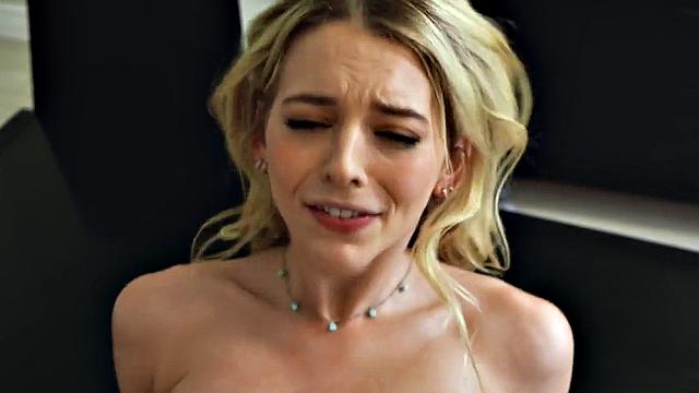 21yo beauty fucked by nice dick in pussy in missionary position