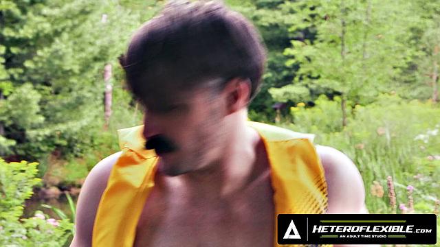 HETEROFLEXIBLE - Horny Ethan Chase Borrows Seb Leblan's Phone For Porn After Jet Ski Accident