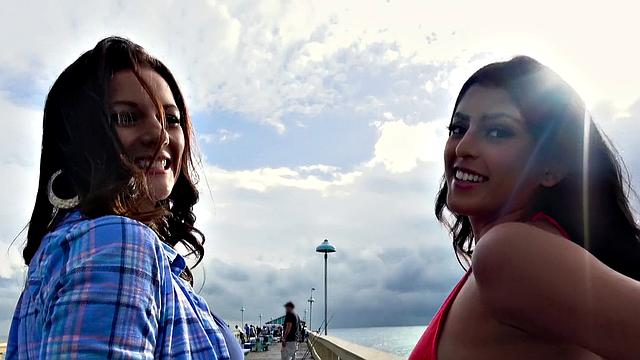 Beach Sluts with Medium Boobs Get Pounded in the Bedroom