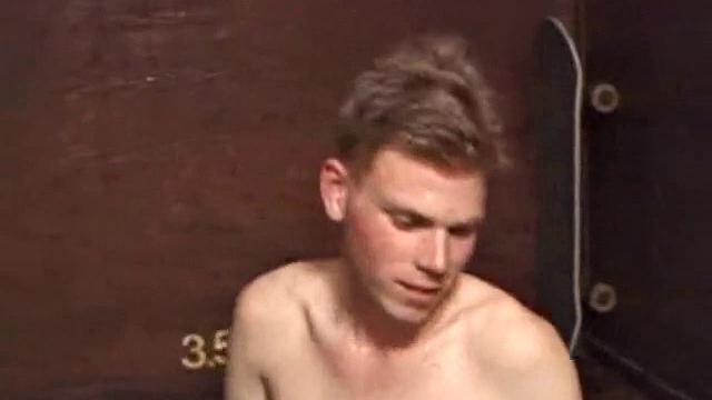 After a short dip in the hot tub, Christian pulls out a porn magazine and starts stroking his dick. A little lube and some ass fingering help him pump out a warm load. Then, Christian continues to jerk off and releases a second load.