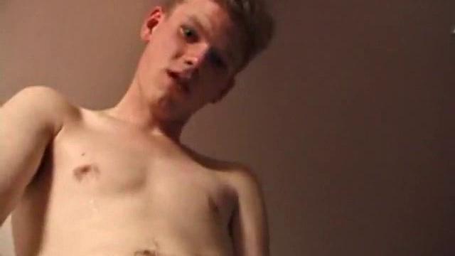 After a short dip in the hot tub, Christian pulls out a porn magazine and starts stroking his dick. A little lube and some ass fingering help him pump out a warm load. Then, Christian continues to jerk off and releases a second load.