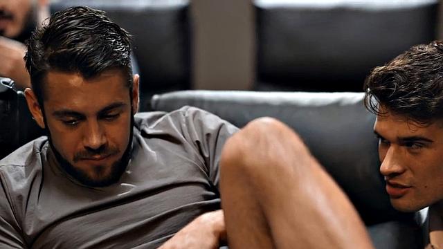 Bisexual partners enjoy threeway in wet pussy