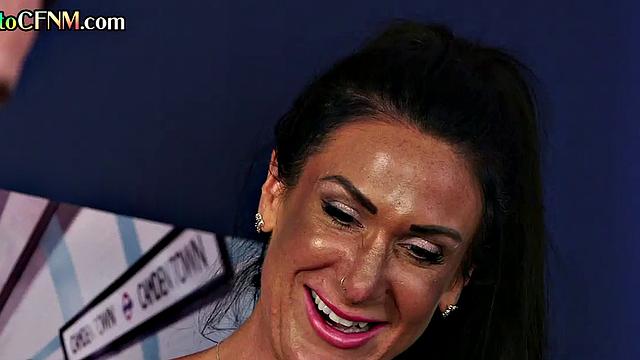 CFNM British babes give group HJ to ex-boyfriend