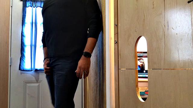 Ebony Guy Wants A Gloryhole Blowjob