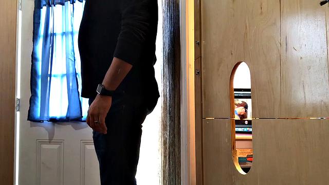 Ebony Guy Wants A Gloryhole Blowjob