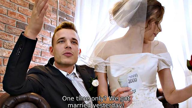 HUNT4K. Czech bride spends first night with rich stranger