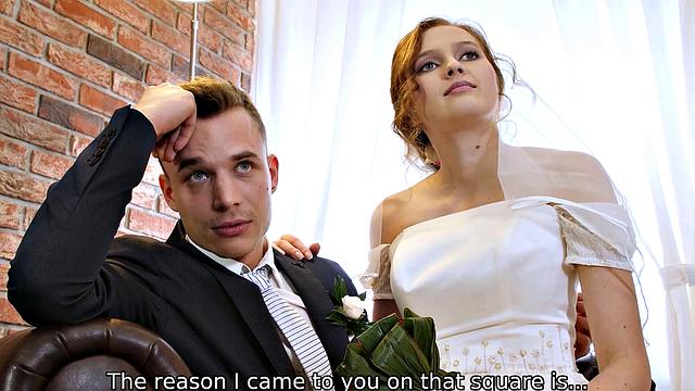 HUNT4K. Czech bride spends first night with rich stranger