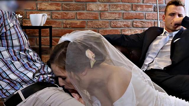 HUNT4K. Czech bride spends first night with rich stranger