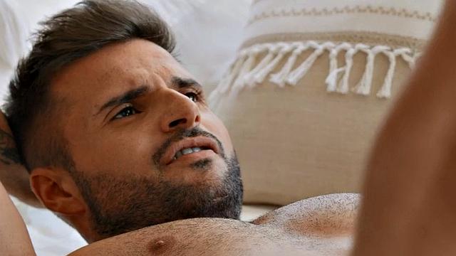 Big busty MILF in sexy lingerie goes bisexual in threesome