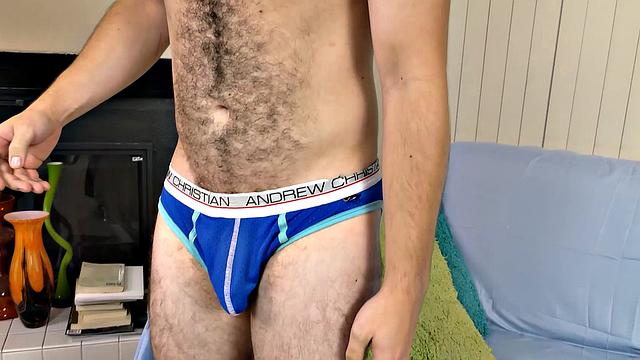 Ryan Russo takes a hard cock and moans with pleasure