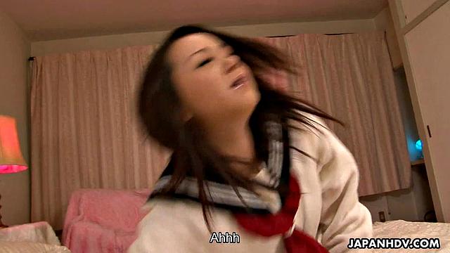 Teen Rui Natsukawa Rides a Dick and Cums