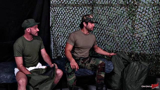 Sarge Dominates Their Bare Holes! - Silver Steele, Seth Santoro & Greg Riley