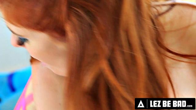 LEZ BE BAD - Wild Babes Adriana Chechik & Redhead Penny Pax In DOUBLE ANAL FISTING Fuck