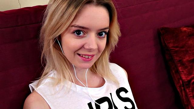 Don't Worry. She's Legal. She's horny and loves to play with her dildo.