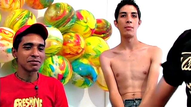 Part one of a nine part series opens with young Alex inviting 6 of his friends over for a party. By the time 5 have arrived, Alex suggests a game of spin the bottle, where loser has to strip.