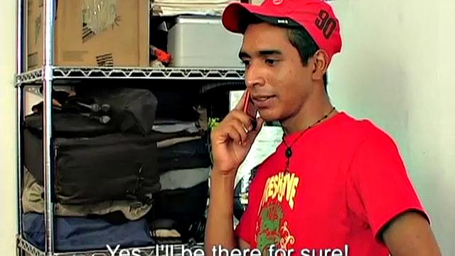 Part one of a nine part series opens with young Alex inviting 6 of his friends over for a party. By the time 5 have arrived, Alex suggests a game of spin the bottle, where loser has to strip.