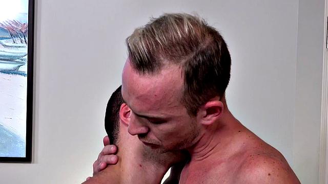 FTM hairy gay with pussy gets banged after sucking