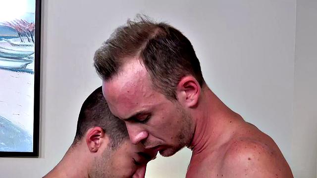 FTM hairy gay with pussy gets banged after sucking