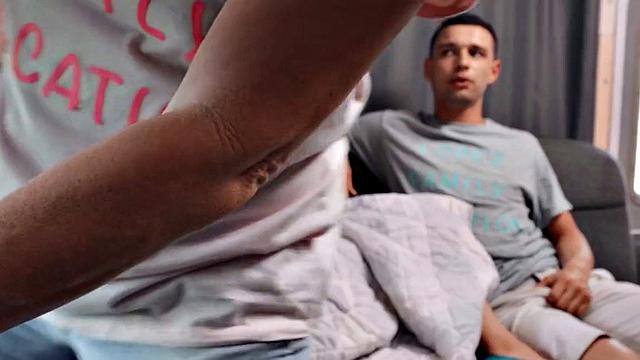 Big booty and big boobed GF gets banged on couch